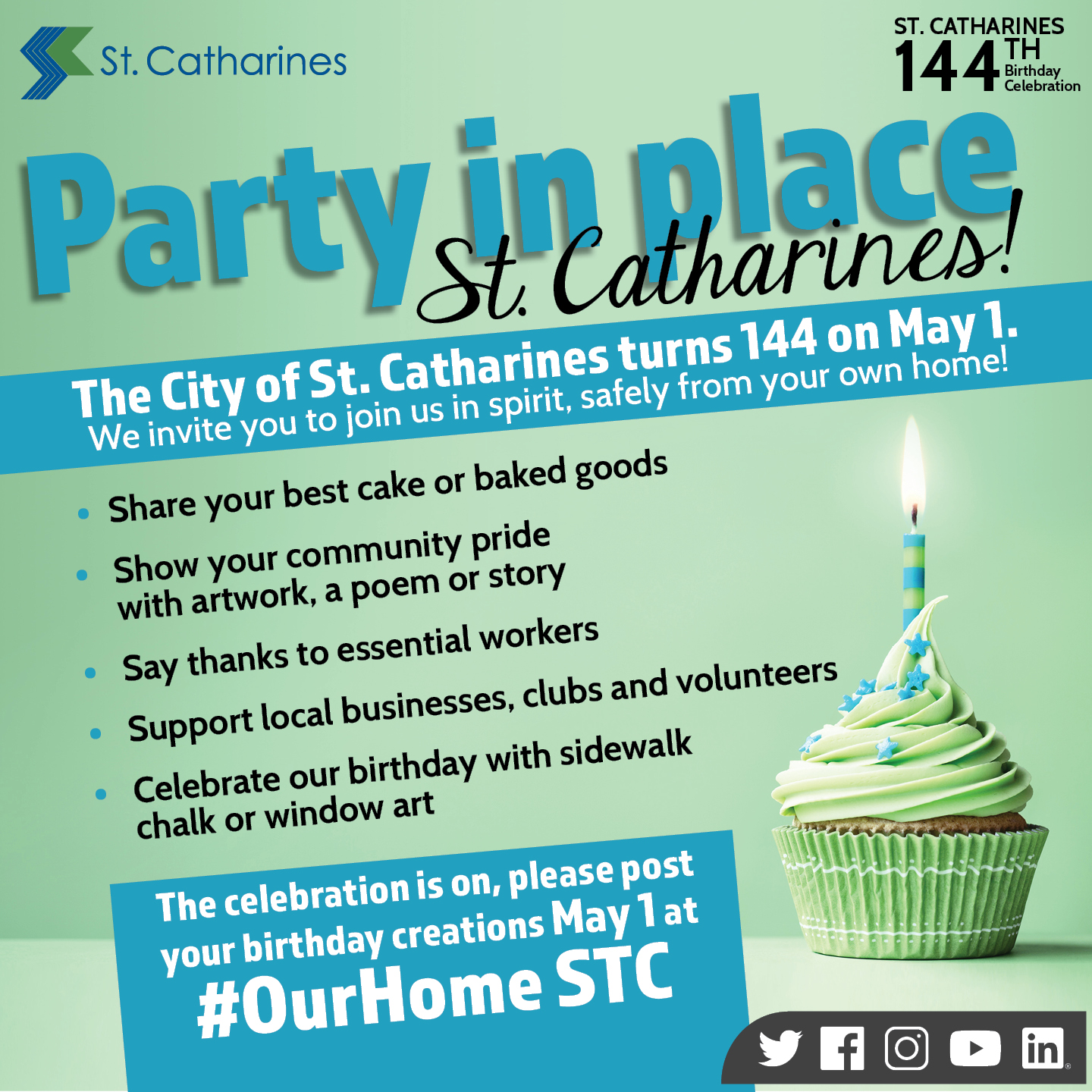 Party in place for the City of St. Catharines' 144th birthday